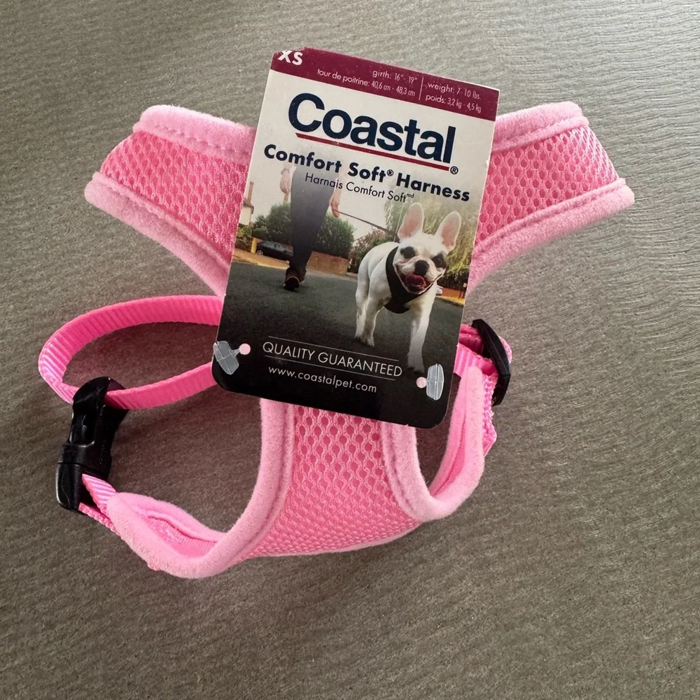 ⭐️ Pink Mesh Harness for Small Pets